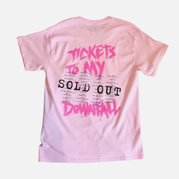 New** Tickets to my Downfall - Machine Gun Kelly Tour T-Shirt - Picture 4 of 6